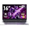 CHIFUYOU Computer portatile 16 pollici 16 GB DDR4 1 TB SSD Portatile R7 5825U fino a 4,5 GHz WiFi 6, tastiera retroilluminata Schermo Full HD 1920×1080, webcam/pannello touch/porte multimediali