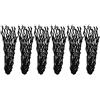 Yuecoom Tasca per Tavolo da Biliardo, 6 Pezzi/Set Tasca per Rete da Biliardo di Ricambio Tasca per Rete di Ricambio a Lunga Durata Rete da Tasca per Tavolo da Biliardo per Allenamento Sportivo (Nero)