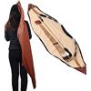 SOPOGER Tiro con l'arco Longbow Case 152,4 cm - Tradizionale lungo arco ricurvo custodia in pelle un pezzo borsa per il trasporto di tiro all'aperto caccia