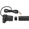 Akozon Mezza acceleratore per bici elettrica, 36 V, con indicatore di batteria, per mini bici elettriche pieghevoli, scooter, per scooter elettrico