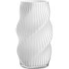 LEONARDO HOME Verdi 055276 - Vaso da fiori artificiale per decorazione da tavolo, accattivante grazie al design curvo, vaso in vetro per mazzi di fiori, elegante accessorio da tavolo, altezza 30 cm