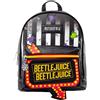 Pyramid International Zaino alla moda Luffy, Attack on Titan, Beetlejuice, Corpse Bride, Gremlins, Spy X Family e Harley Quinn, in finta pelle, fodera unica, accessorio con cerniera abbinata