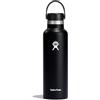 Hydro Flask - Standard Mouth - Bottiglia d'acqua da 621 ml (21 oz) - Acciaio inossidabile con isolamento sottovuoto, coperchio a prova di perdite e rivestimento in polvere - Standard Mouth - Black