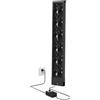 Generic Ventola di scarico per finestre, design retrattile 2800 giri/min, velocità regolabile, volume d'aria 98 CFM per finestre scorrevoli, ideale per cucina, camera da letto e bagno