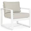 Bizzotto MERRIGAN, POLTRONA C-C BIANCO YK11