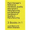 Allison Shearse Plant Manager's Reference Handbook, Quality Assuranc (Tascabile)