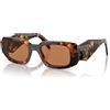 Prada Occhiali da Sole PR 17WS Honey Tortoise/Brown 49/20/145 donna