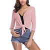 Gyabnw Donna Cardigan Elegante Giacca Maniche 3/4 Coprispalle Aperta per Primavera Estivo Bolero per Giacca Corta Copricostumi Vacanze