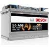 Bosch BATTERIA AUTO 70AH 760A EN AVVIAMENTO START STOP ACCUMULATORE AUTO ALTE PRESTAZI