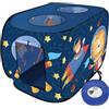 Generico Tenda per bambini da interni - Casetta da gioco automatica, fortino pieghevole istantaneo, pannello di ventilazione in rete traspirante, architettura del a distribuzione rapida, categori