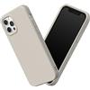 RhinoShield Case Compatible with [ iPhone 12/12 Pro] | SolidSuit - Shock Absorbent Slim Design Protective Cover with Premium Matte Finish 3.5M / 11ft Drop Protection - Shell Beige