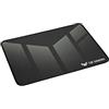 ASUS TUF Gaming P1 - Tappetino per mouse portatile da gaming, superficie in tessuto ottimizzato, rivestimento nano-rivestito, resistente all'acqua, cuciture anti-sfilacciamento durevoli e base in