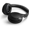Philips TAH8506BK, Cuffie senza fili con cancellazione del rumore, Con microfono, Bluetooth, 60 ore di attività, Nero Black, Over Ear, Noise Cancelling 8506