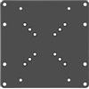 perfectHD adattatore VESA universale VESA da 50x50 a 200x200, 1 pezzo, nero