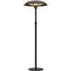 XONE Stufa A Fungo Giant INFRAROSSI 1200/1800/3000W Nera | Classe Resistenza all'Acqua IP44 | Potenza 1200/1800/3000W