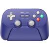 8BitDo Pro 3 Bluetooth Controller for Switch/Switch 2 - TMR Joysticks, Swappable ABXY Buttons, Pro Back Buttons, Charging Dock, Hall Effect Triggers, for Windows, Apple, SteamOS, Android - Purple