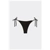 Tezenis Bikini Brasiliano Laccetti Jewel Net Donna Nero
