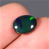 N/A Opale Nero Etiope, Opale Nero Naturale Cabochon Per Creazione Gioielli 1,00 CT