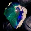 OPAL EMPIRE Gemma Di Opale Nero Naturale Etiope In Pietra Grezza 9.5 Ct 25x15 mm