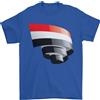 Gildan Maglietta Da Calcio Per Uomini Con Bandiera Curva Dello Yemen 100% Cotone