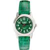 Pierre Bonnet 9261 Orologio Donna Ragazza 27 mm Quarzo PC21, Quadrante con Numeri Arabi, Cinturino Ecopelle Colorato, Vetro Minerale,Sottile (VERDE)