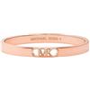 Michael Kors - Bracciale bangle da donna Premium MK Statement Link placcato oro rosa 14K Empire Link, MKJ828700791