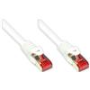 Good Connections Cavo patch RNS® con protezione del naso a scatto, Cat. 6, S/FTP, PiMF, PVC, 250MHz, bianco, 20m, Buone connessioni (8060-200W)