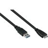 kabelmeister USB3.0 Kabel A-Micro B UL schwarz 5m