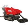 GeoTech Pro GeoPorter 650 DHS Hydro - Motocarriola cingolata cassone dumper 650Kg con paletta - Cambio idrostatico