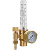 Wakects Regolatore Misuratore di Portata Argon con Manometro, PC e Ottone H59, per Bombola Gas Saldatura TIG, M12 X 1