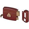 Cisa 50121 Serratura da Applicare, per Porte Legno, Entrata Sinistra, 50 mm