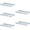 Emuca 3043705 Coppia di Guide/Binari con Cuscinetti a Sfere ad Estrazione Totale 45mm x 600mm per Cassetto, Set di 5