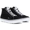 TCX - STREET 3 WP, Scarpe da Moto in Pelle, Impermeabili con Protezioni, Nero/Bianco, 40