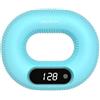 Cecotec Esercitatore Rafforzatore Avambraccio con Contatore Drumfit HandFit Smart. Schermo LED, Carica USB Tipo C, Design Antiscivolo e Compatto, Resistenza di 14 kg