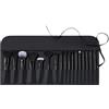e.l.f. Ultimate Makeup Brush Set & Travel Roll, set di 17 pennelli, per ombretto, fondotinta, polvere, correttore e altro, prodotto vegano e non testato sugli animali