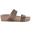 CINZIA SOFT Ciabatta in Tessuto con Applicazioni IT1000-002-DARKBROWN 37 EU