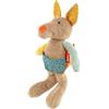 SIGIKID 43231 - Peluche a canguro Patchwork Sweety, giallo, per bambine e ragazzi da 0 a 8 anni