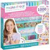 Make It Real Mega Rock'n'Block, 2901742, set di braccialetti fai da te con oltre 1000 perline e lettere, gioielli fai da te per bambini