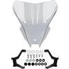 FNERRMEVC Parabrezza Anteriore Moto Cupolino Visiera Deflettore Antivento Per CB750 Per Hornet CB 750 2025 Parabrezza moto(Dark Sm)