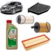 OP Kit tagliando 4 filtri + 5L olio Edge 5W-30 LL per Seat Altea 5P 1.9 TDI 2004+