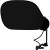 QoTang Parasole per computer portatile con clip e ventosa, parasole flessibile e pieghevole, per laptop, finestrini dell'auto, passeggino, 58 x 36 cm