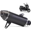 FJGIGN Marmitta Motocicletta Per XMAX300 250 XMAX 300 X MAX250 Silenziatore Scarico Moto Slip On Motocross Tubo Anteriore In Acciaio Inox Espansione(TYPE-I)