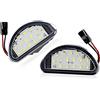 MKVAXR 1 coppia di luci targa SMD da 15 W for auto, for Toyota, Aygo MK I 2005-2014, accessori e ricambi for lampade di segnalazione bianche. Sostituzione della lampadina della targa