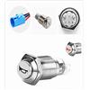 YIYDA Pulsante clacson 12V Car Horn Button con interruttore a pulsante da 16 mm a LED rosso impermeabile interruttore a pulsante per auto Pulsante di ripristino dell'interruttore di accensione