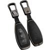 Rondrive Custodia per chiave compatibile con Ford Puma Gen-E ST Line 2025 2026 Kuga MK3 2023 Focus MK4 Fiesta MK7 MK8 Mondeo Grand C-Max Fusion Cover per chiave auto Portachiavi Nero