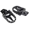 CAIZHICNC poggiapiedi Per Fantic XMF XEF 125 Poggiapiedi Moto Pedane Pedali(Negro)