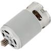 Serenophile Motore a 12 denti 14,4 V CC 2609199378 Compatibile con Bosch GSR 1440-LI GSR1440-LI TSR1440-LI Trapano avvitatore a batteria Cacciavite Ricambio Argento