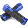 Voskooe manopole per moto Per BRIXTON Cromwell 125 250 1200 Crossfire 500 Storr 7/8'' 22MM Manopole CNC Copri Manubrio Accessori Moto(Blue)