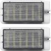 CMJAHU Adatto for Renault Clio III IV V Megane II III Espace IV Twingo Grand Scenic Auto LED Luce interna vano bagagli posteriore bagagliaio(2PCS)
