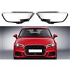 Generic 2 pezzi lato sinistro destro con copertura per faro a LED, ricambio adatto per Audi A3 8V Facelift (2016-2020)